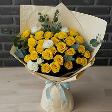 Букет цветов из:  Розы #REPLACE_PRED# К.Либкнехте