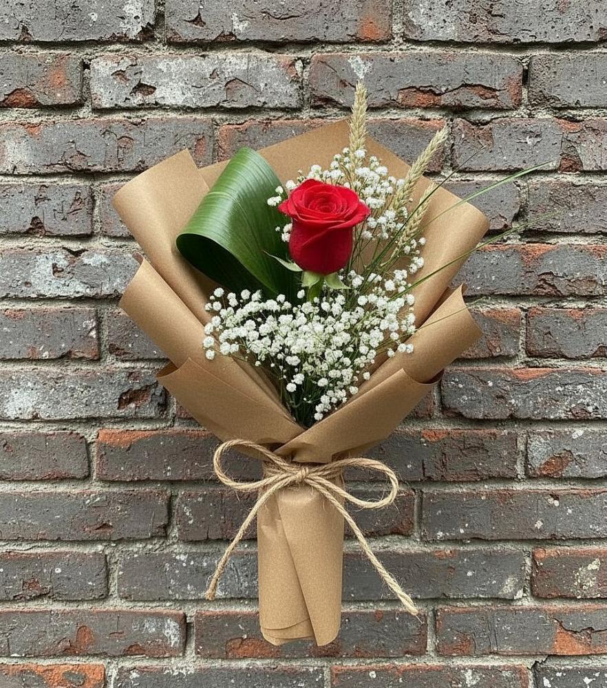 Букет цветов из: Розы в К.Либкнехте