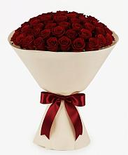 Букет 101 Бордовая роза Блэк Бакарра в К.Либкнехте