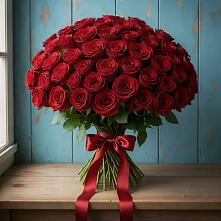 Букет Красные розы Блэк Меджик в К.Либкнехте