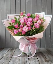 Букет Розовый кустик в К.Либкнехте