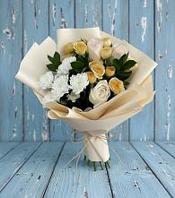 Букет цветов из:  Розы и Хризантемы #REPLACE_PRED# К.Либкнехте