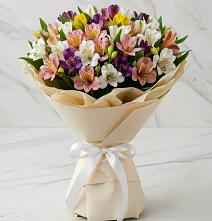 Букет цветов из:  Альстромерии в К.Либкнехте