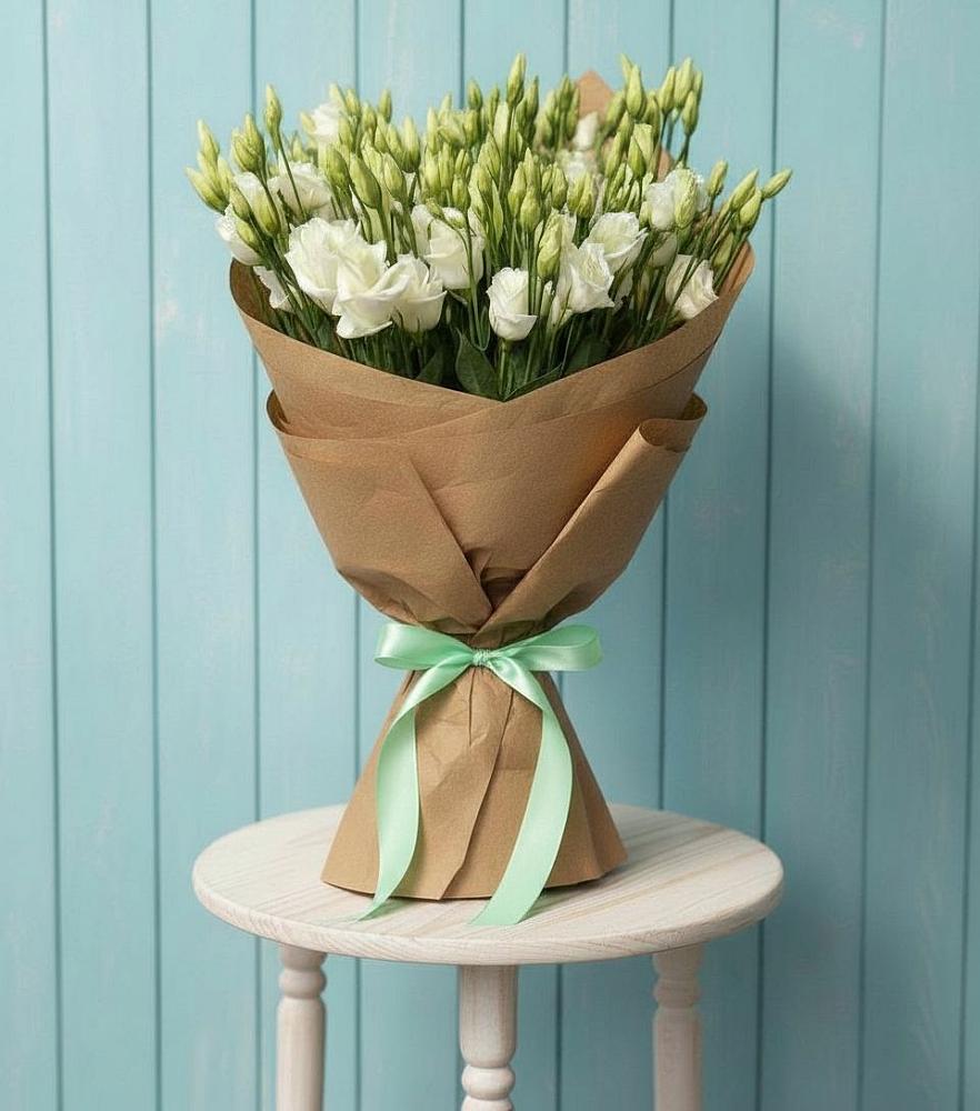 Букет цветов из: Лизиантусы в К.Либкнехте