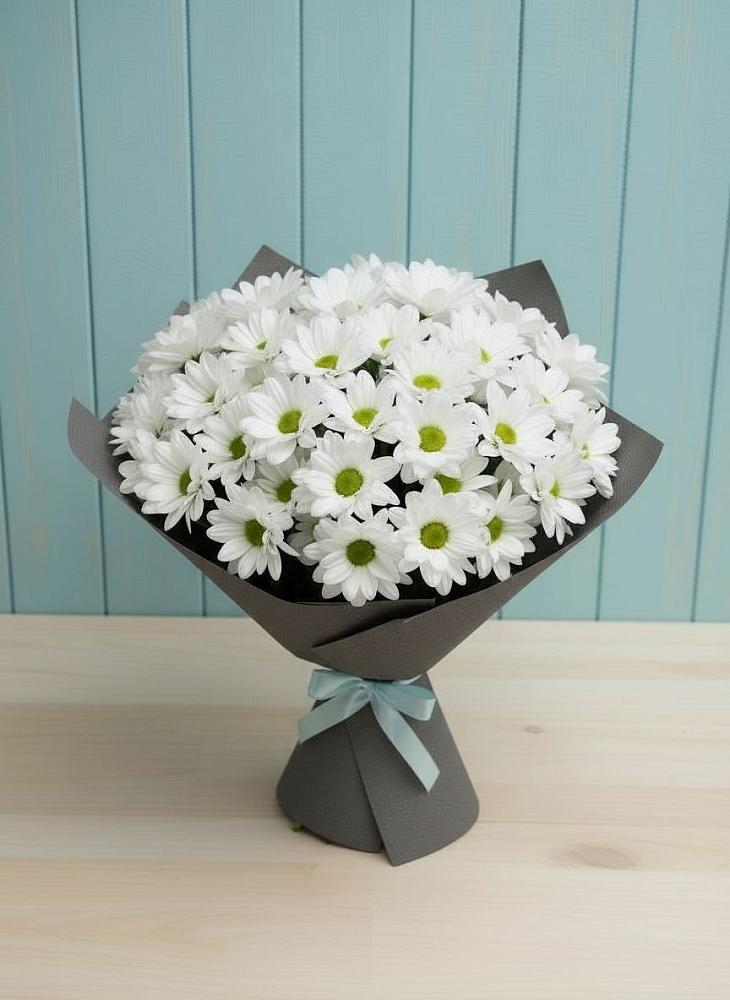Букет цветов из: Хризантемы в К.Либкнехте
