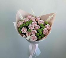 Букет цветов из:  Розы и Хризантемы #REPLACE_PRED# К.Либкнехте