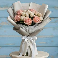 Букет цветов из:  Розы в К.Либкнехте