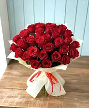 Букет 29 Красных роз в К.Либкнехте