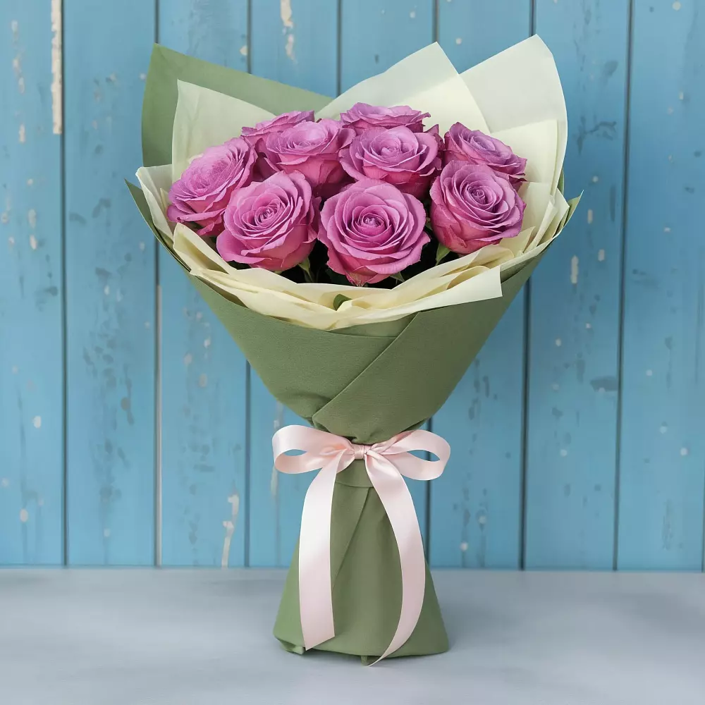 Букет Розы Фёрст Леди в К.Либкнехте