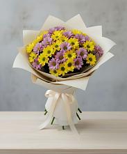 Букет цветов из:  Хризантемы в К.Либкнехте