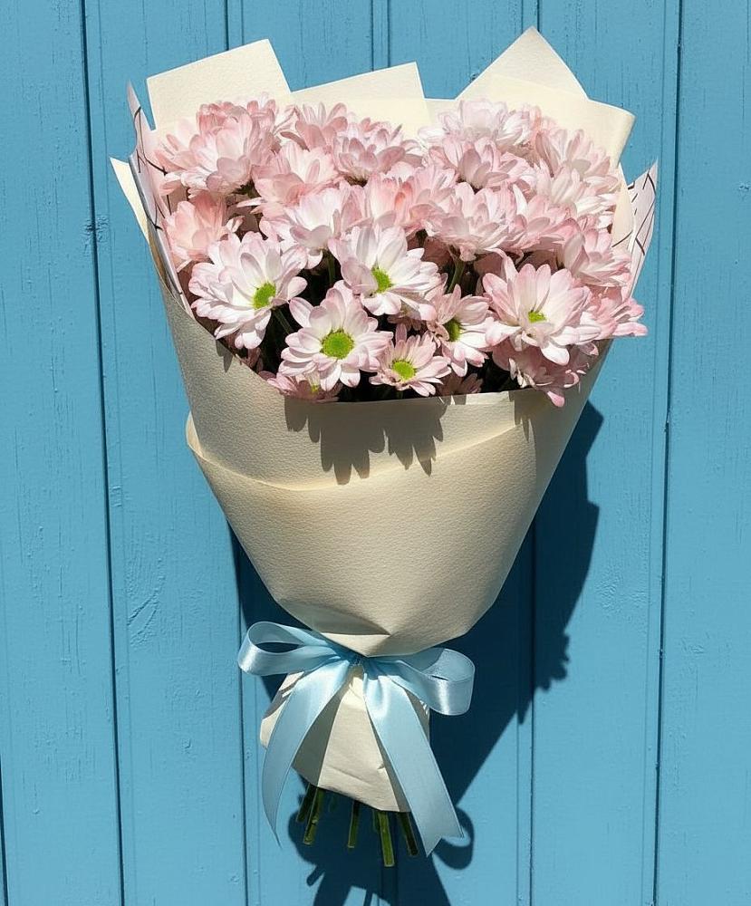 Букет цветов из: Хризантемы в К.Либкнехте