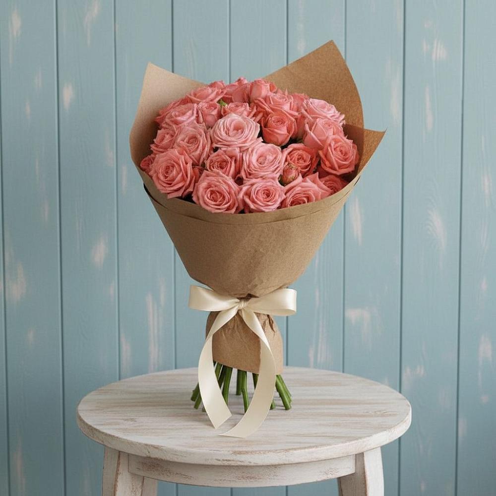 Букет цветов из: Розы в К.Либкнехте