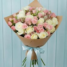 Букет цветов из:  Розы в К.Либкнехте