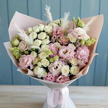 Букет цветов из:  Альстромерии и Розы в К.Либкнехте